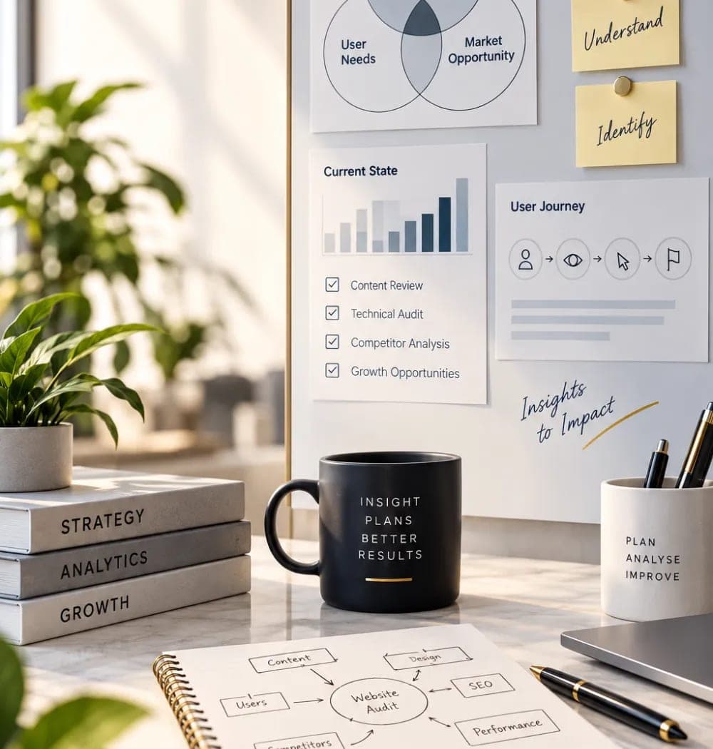 Website diagnosis workspace placeholder