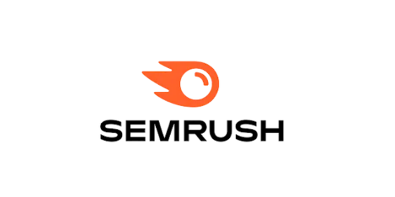 SEMrush-logo-tech-conversion Orange comet logo with text