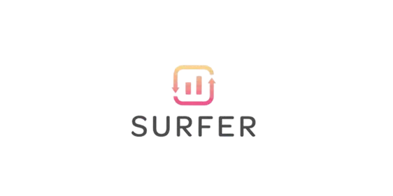 Surfer-SEO-logo-tech-conversion Colorful logo with analytics symbol