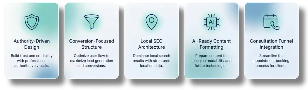 We Build Legal Websites That Function as Client Acquisition Systems
